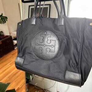 Tory Burch Black Large Ella Tote
